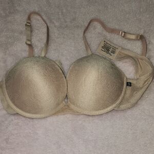 BCBGMaxAzria Nude Lace Bra